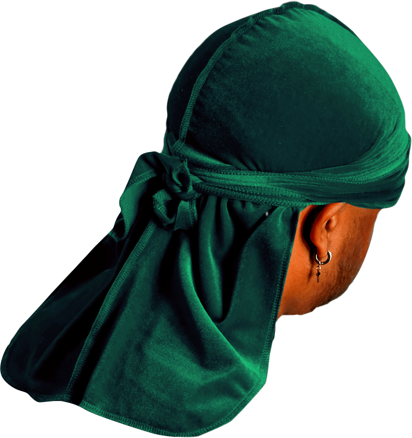 Premium Forest Green Velvet Durag