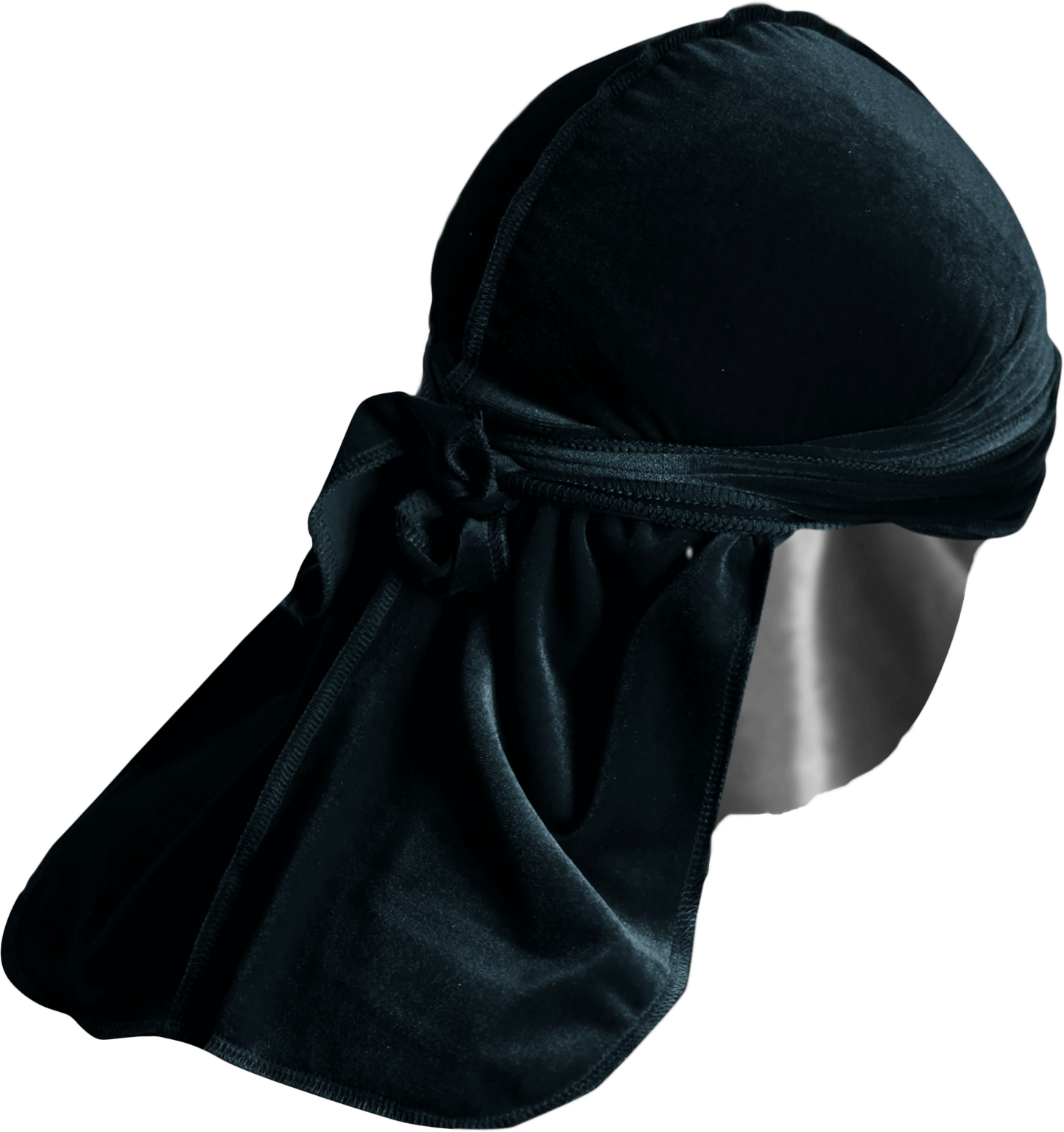 Premium Black Velvet Durag