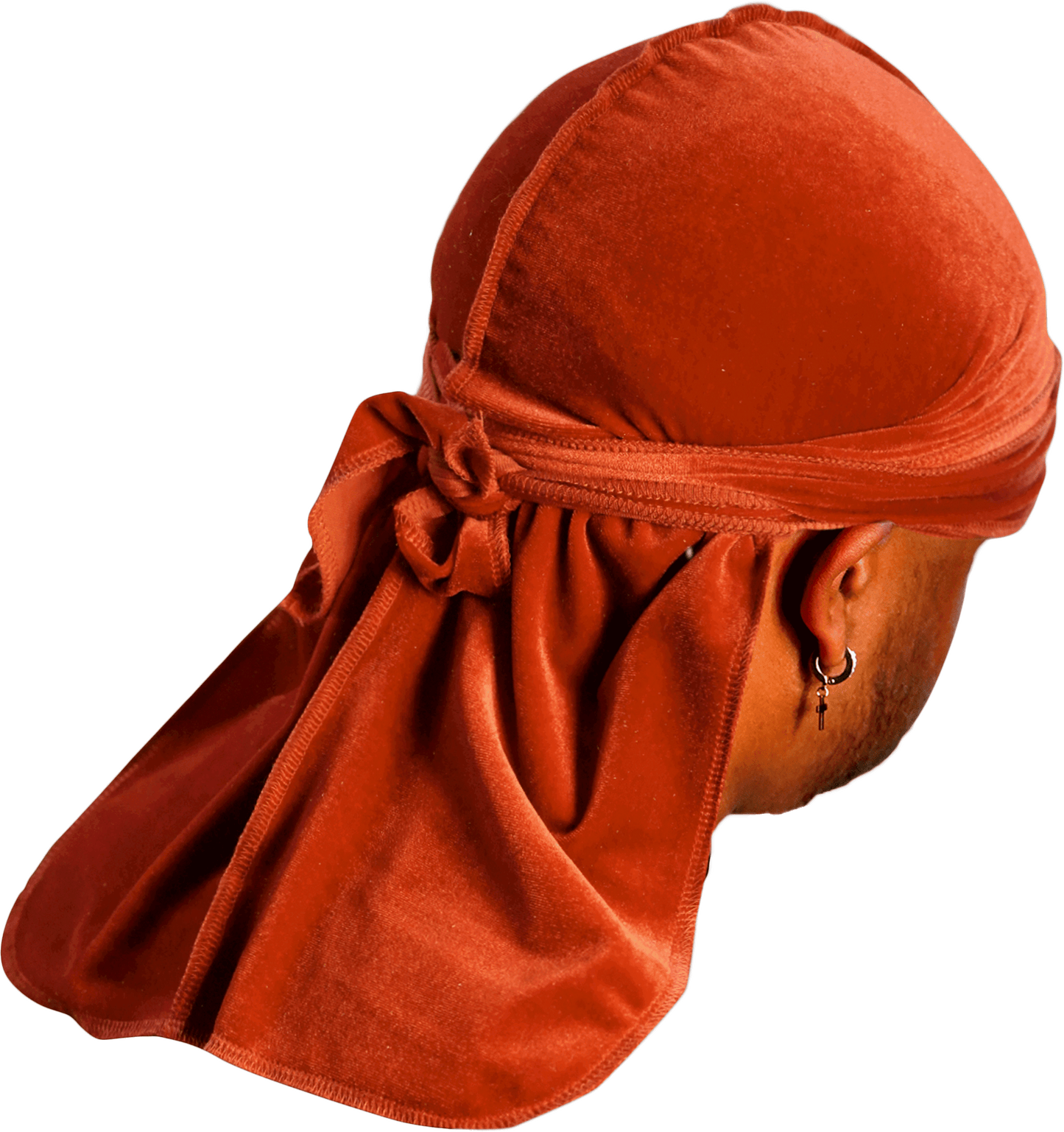 Premium Brown Clay Velvet Durag