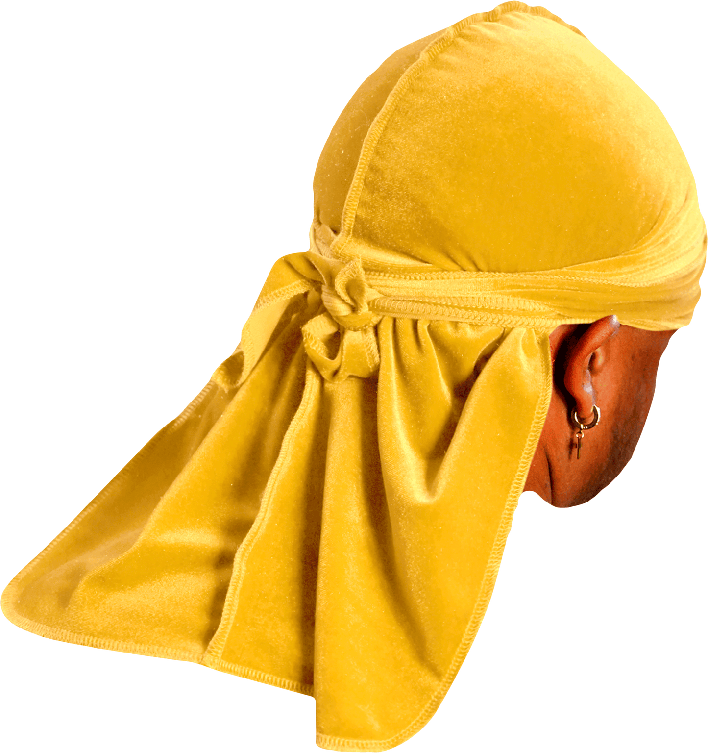 Premium Yellow Velvet Durag