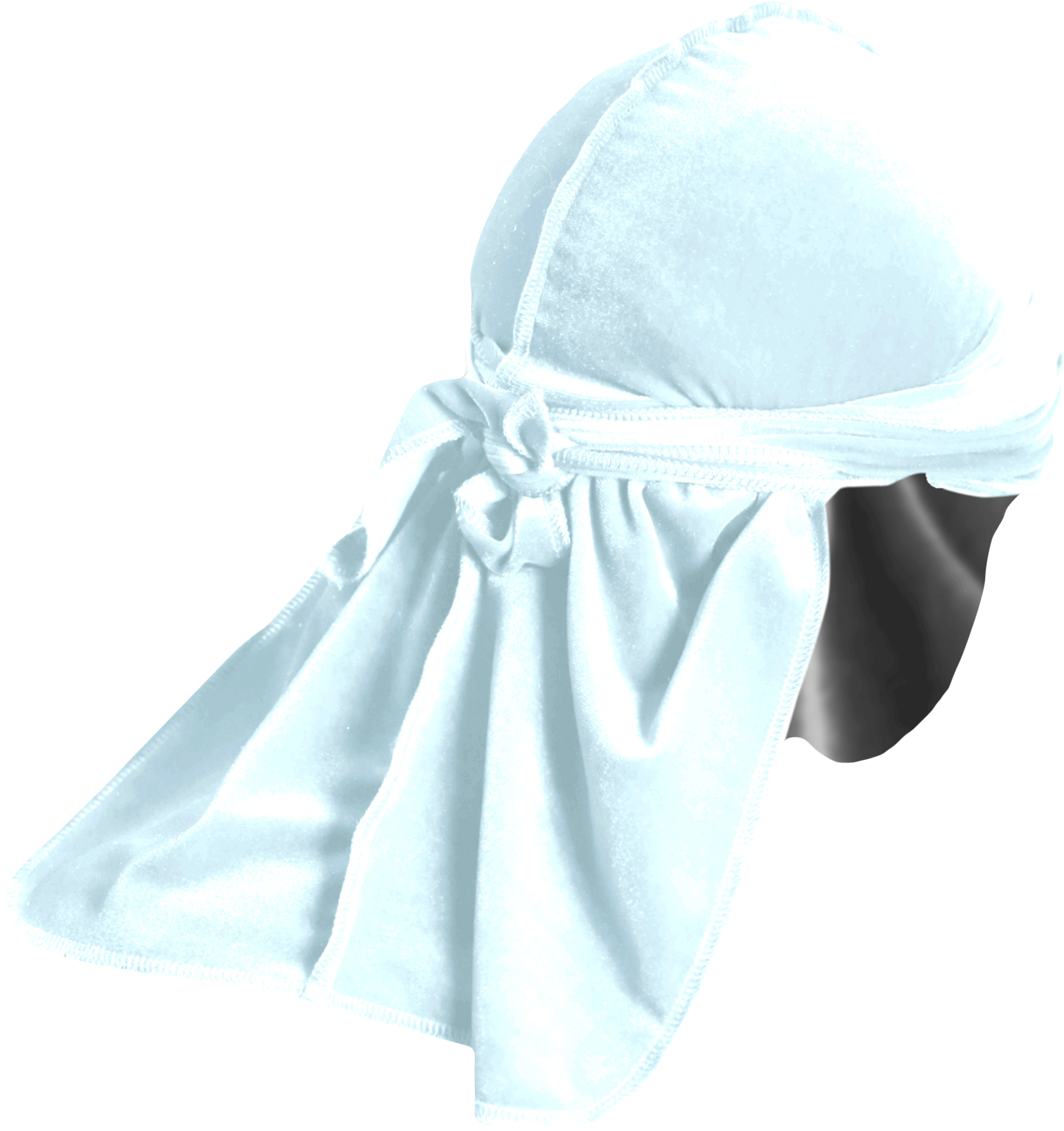 JagRags Premium White and Velvet Durag