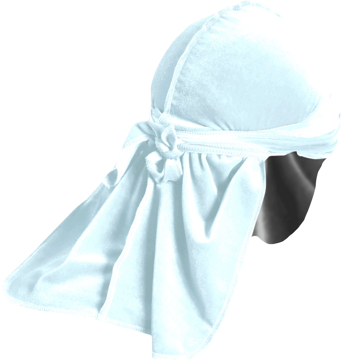 Premium White Velvet Durag