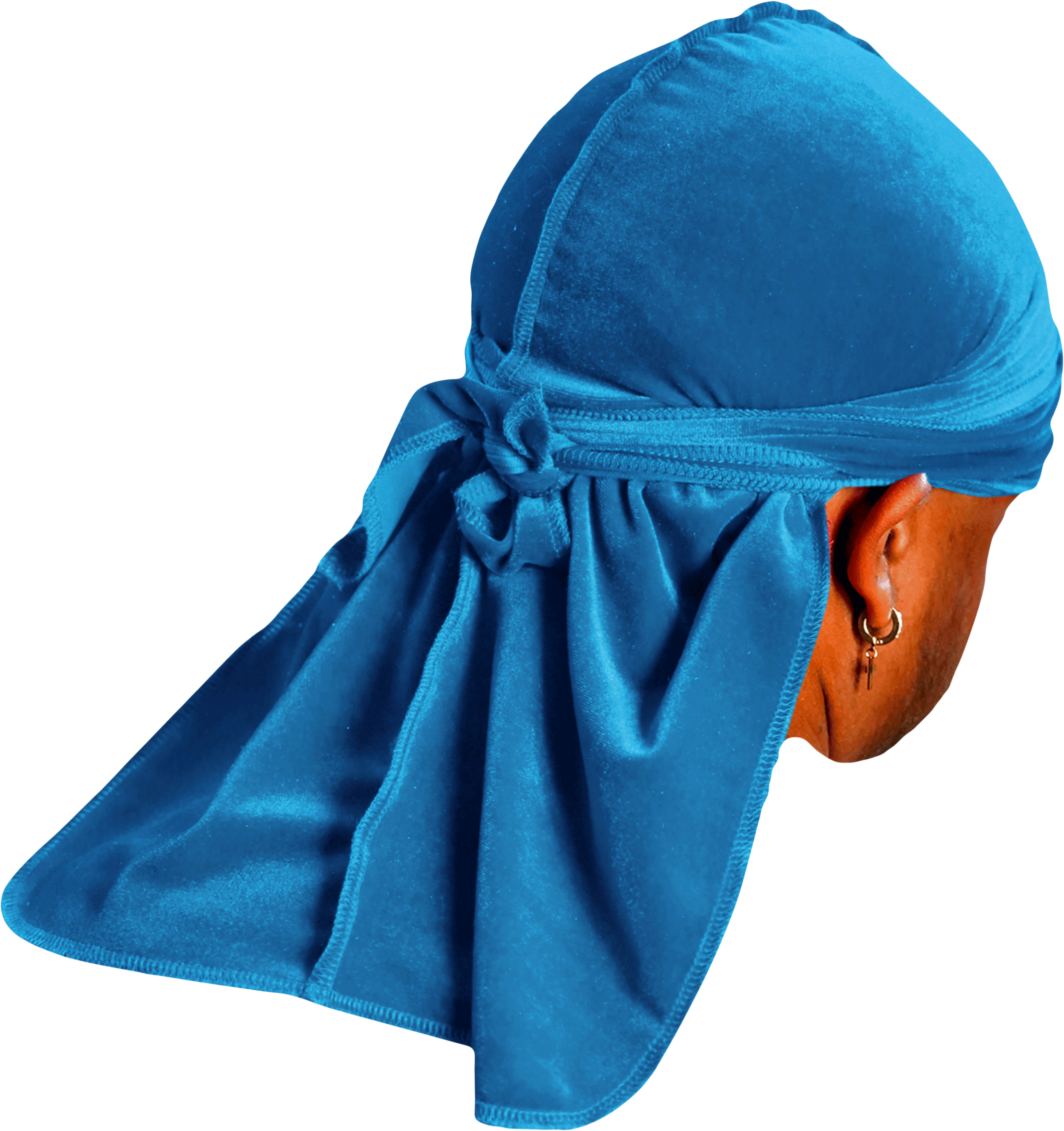JagRags Premium Turquoise and Velvet Durag