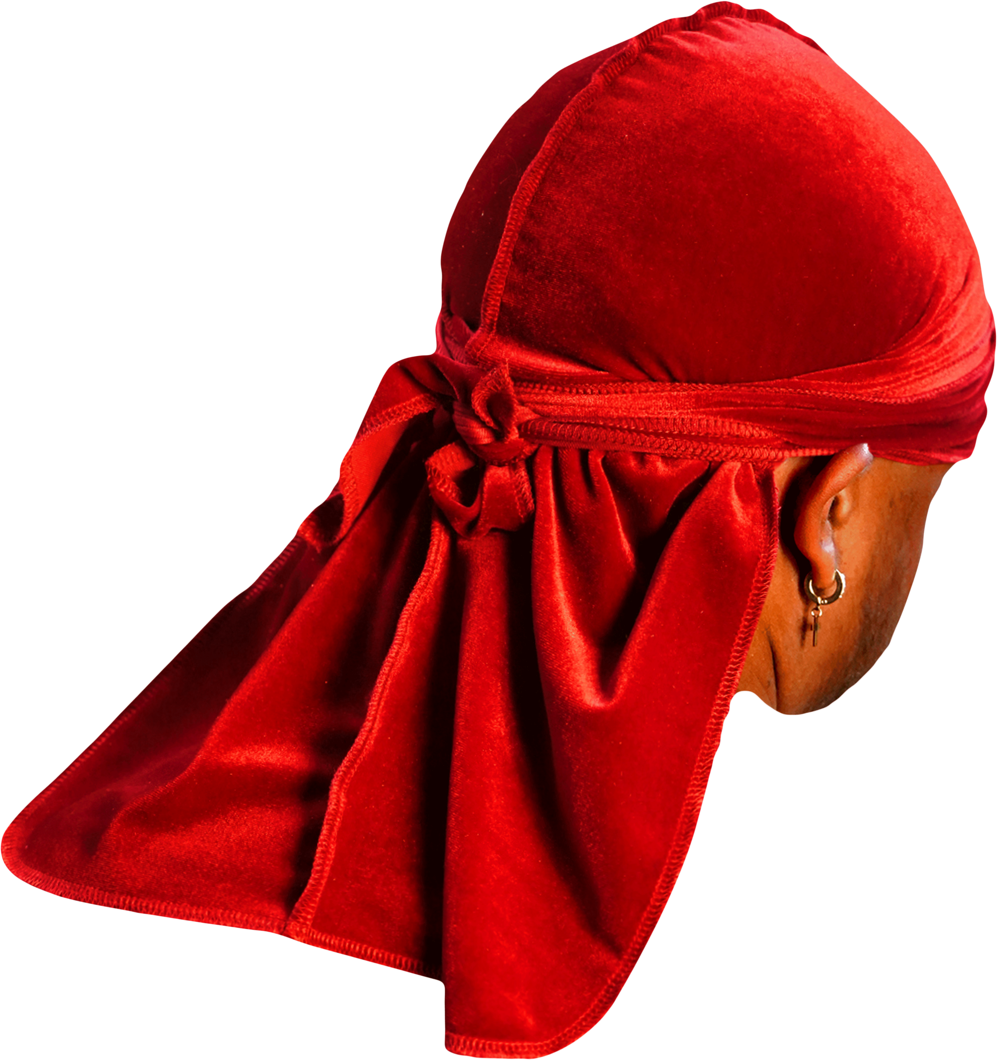 JagRags Premium Red and Velvet Durag