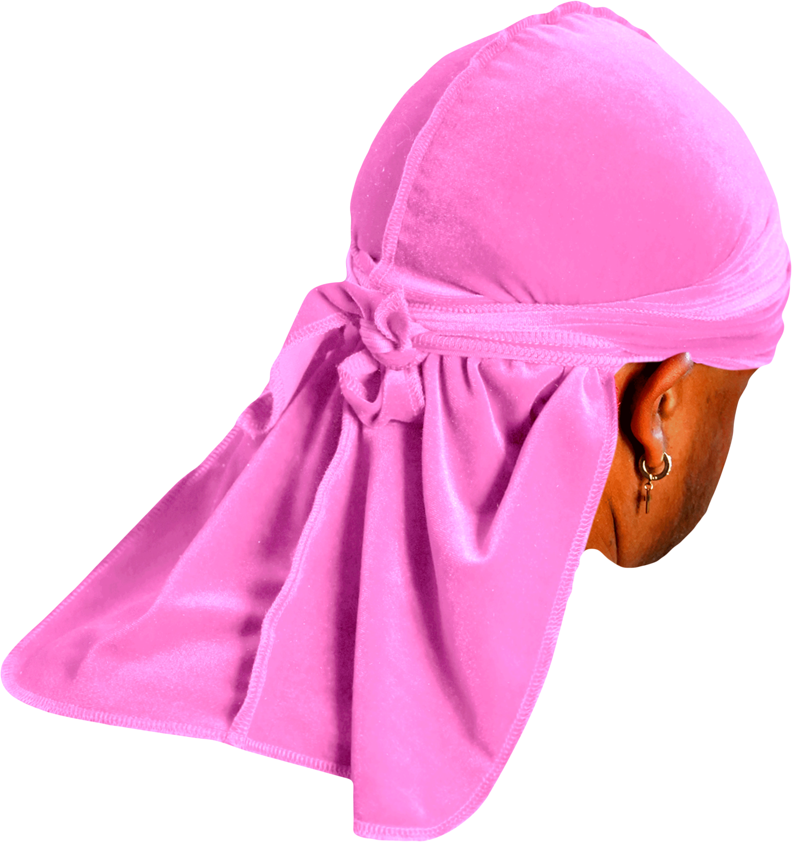 JagRags Premium Powder Pink and Velvet Durag