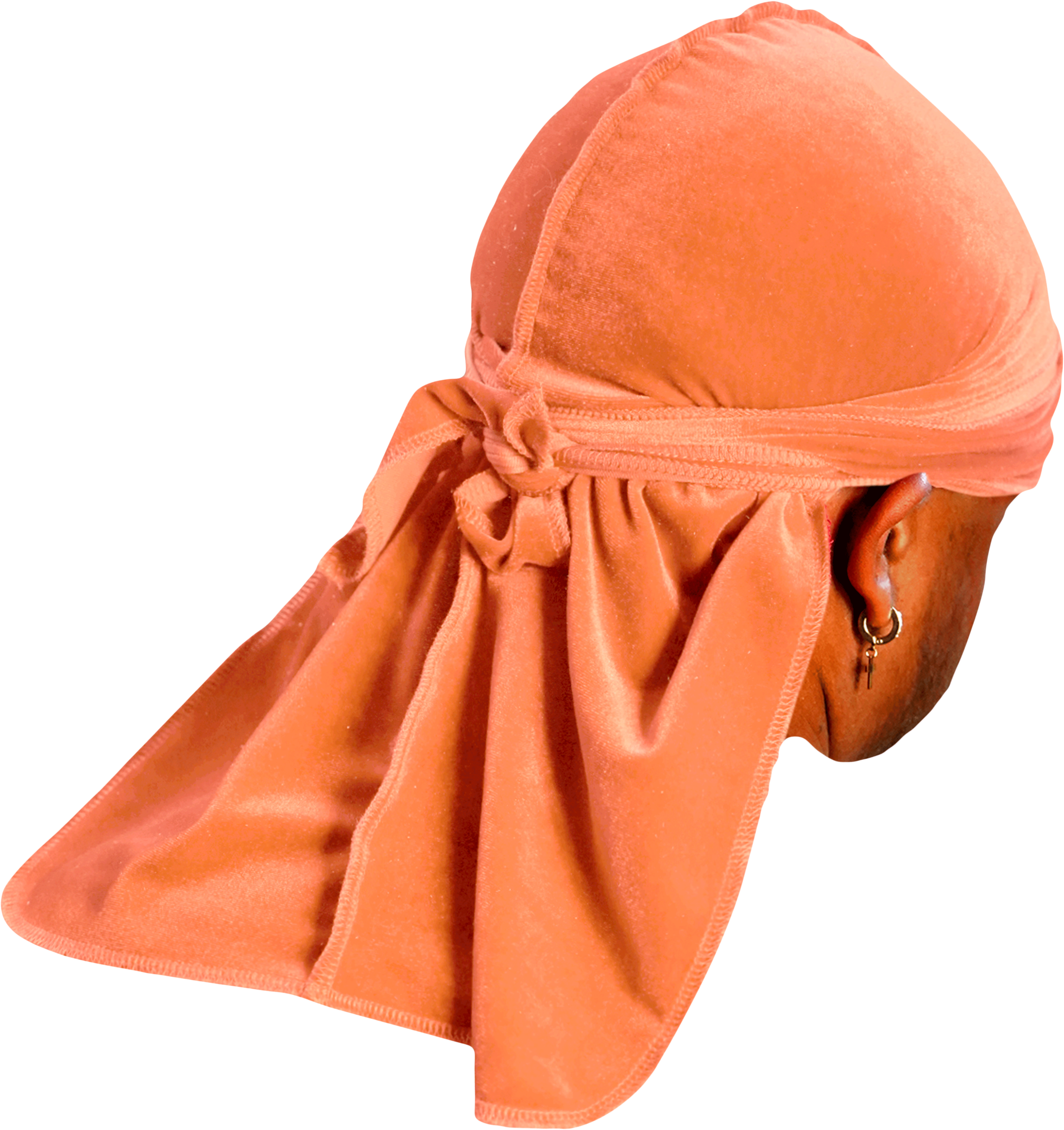 JagRags Premium Peach and Velvet Durag