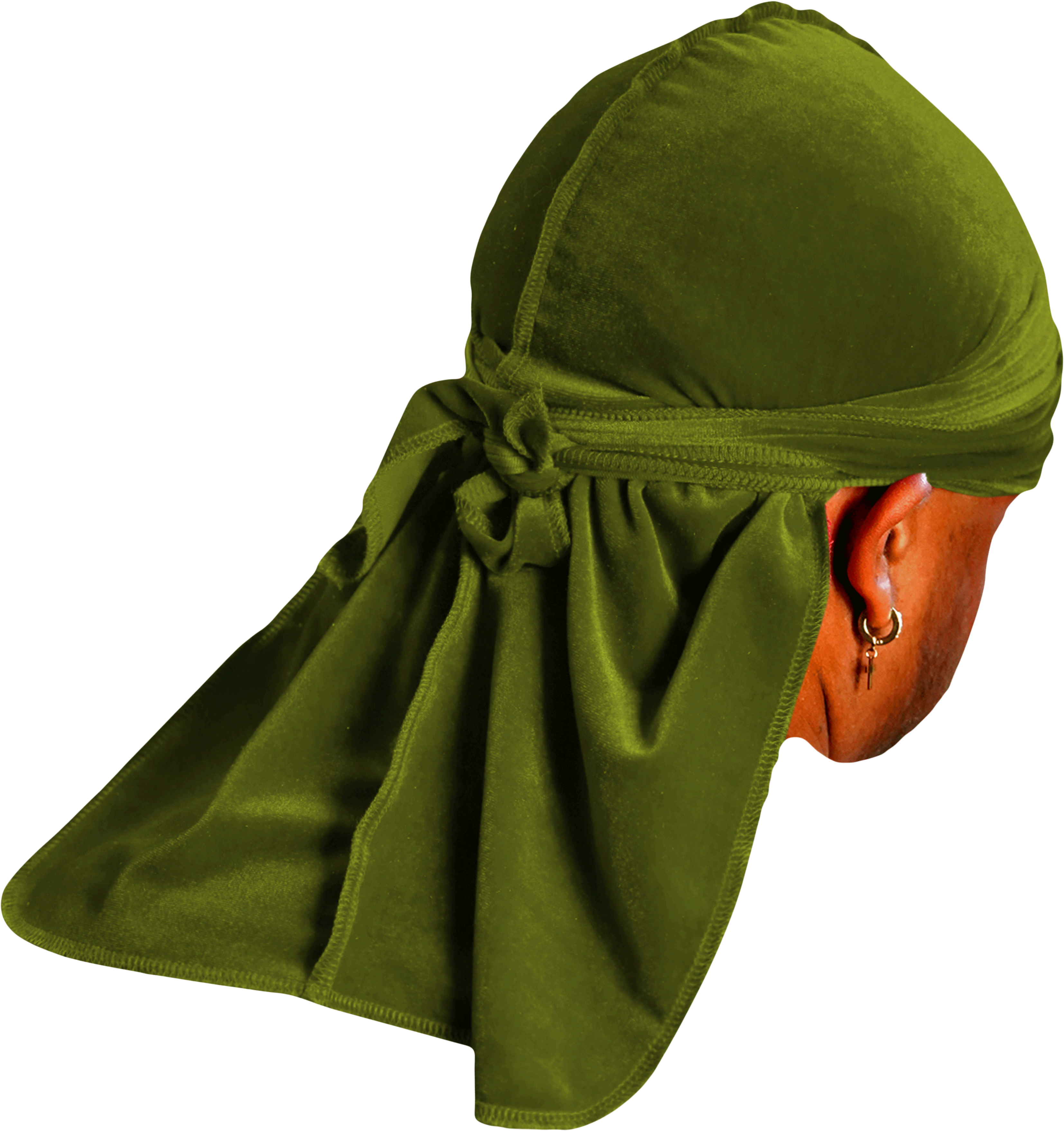 JagRags Premium Olive and Velvet Durag
