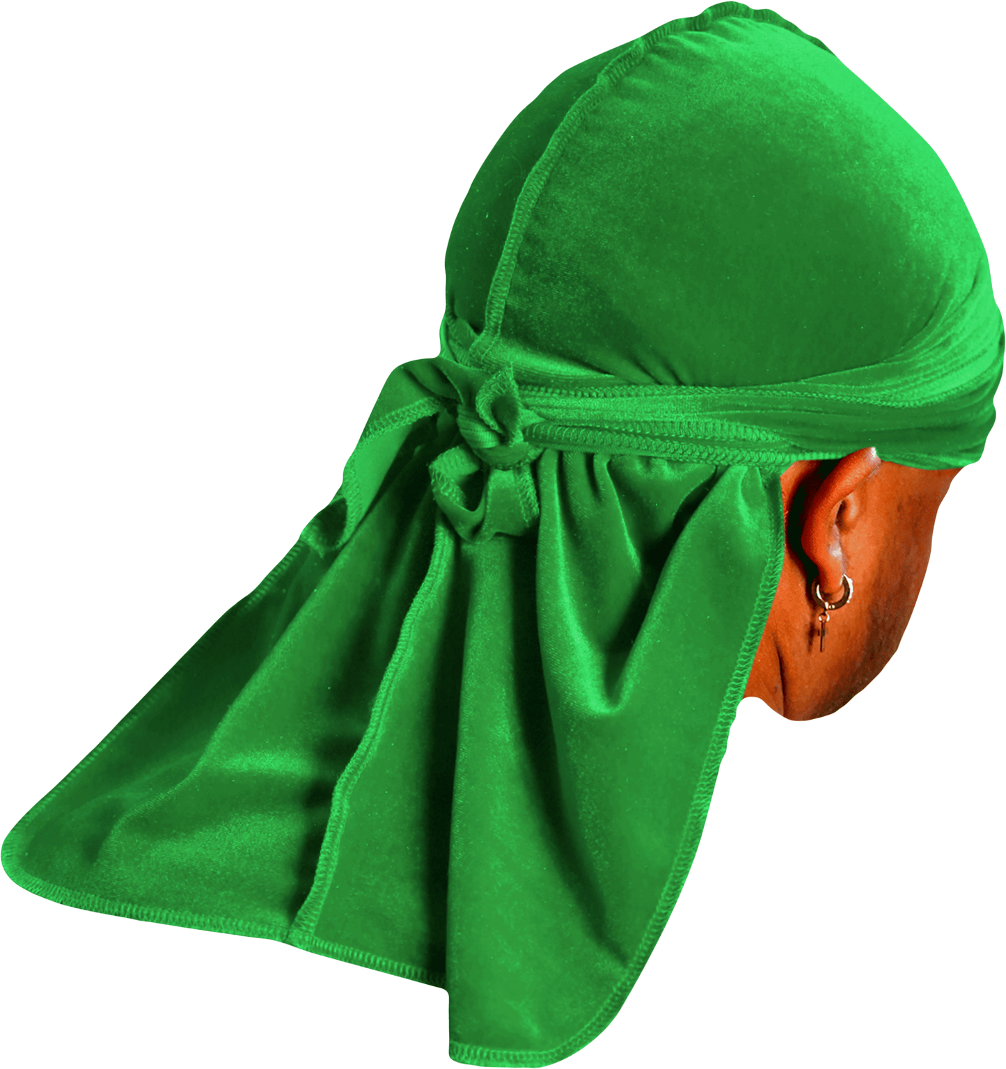 Premium Green Velvet Durag