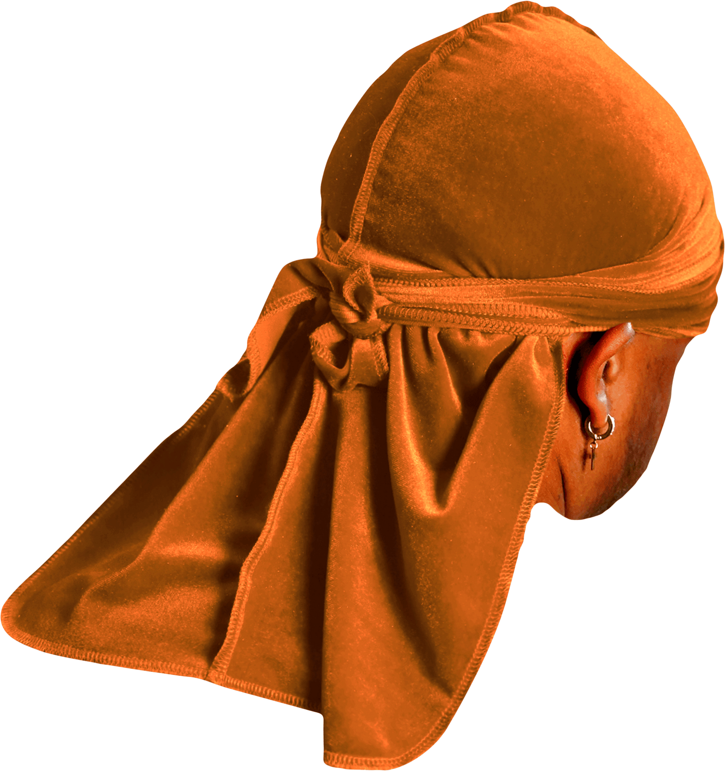 Premium Brown Gold Velvet Durag
