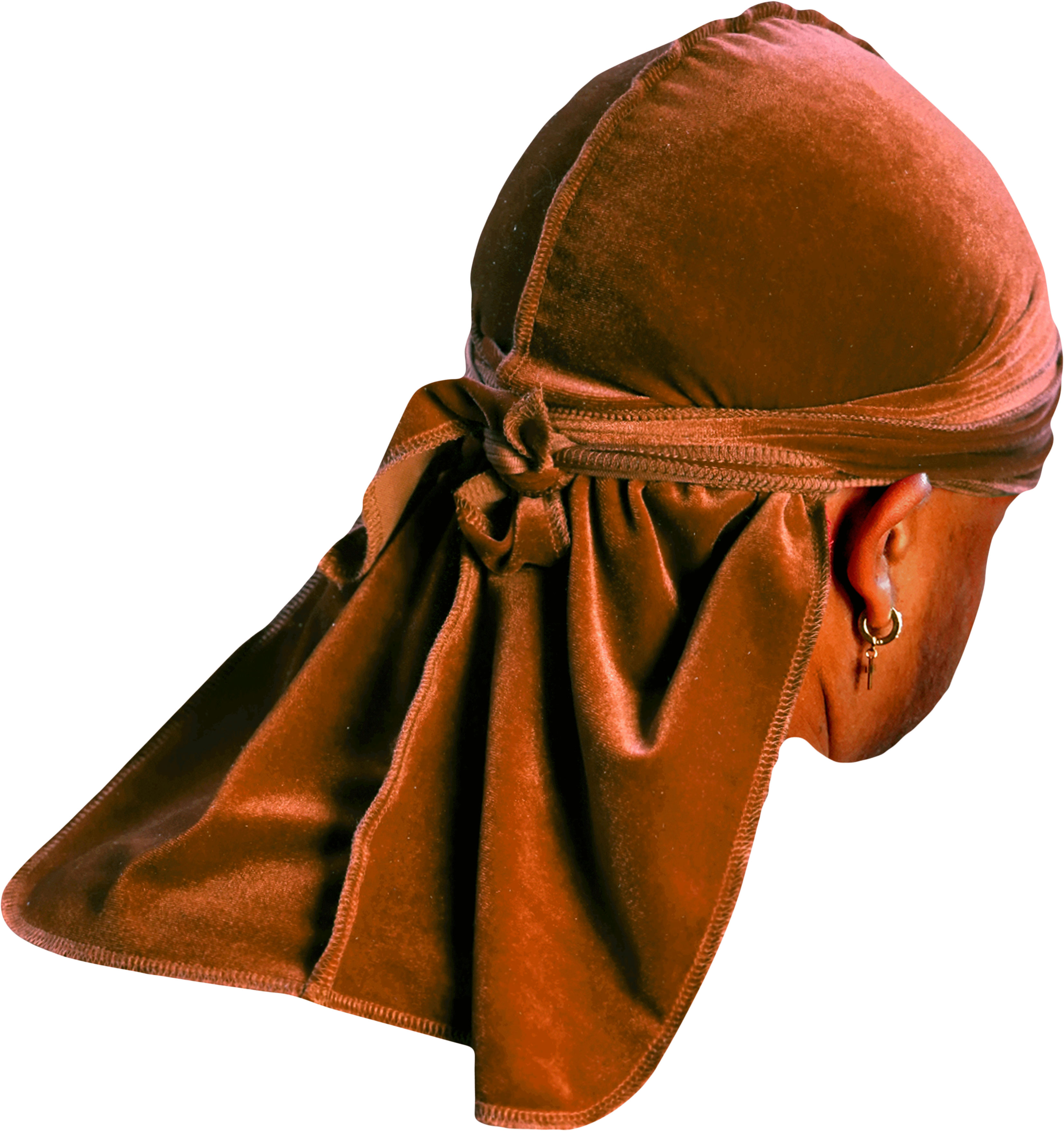 JagRags Premium Brown CoCo and Velvet Durag