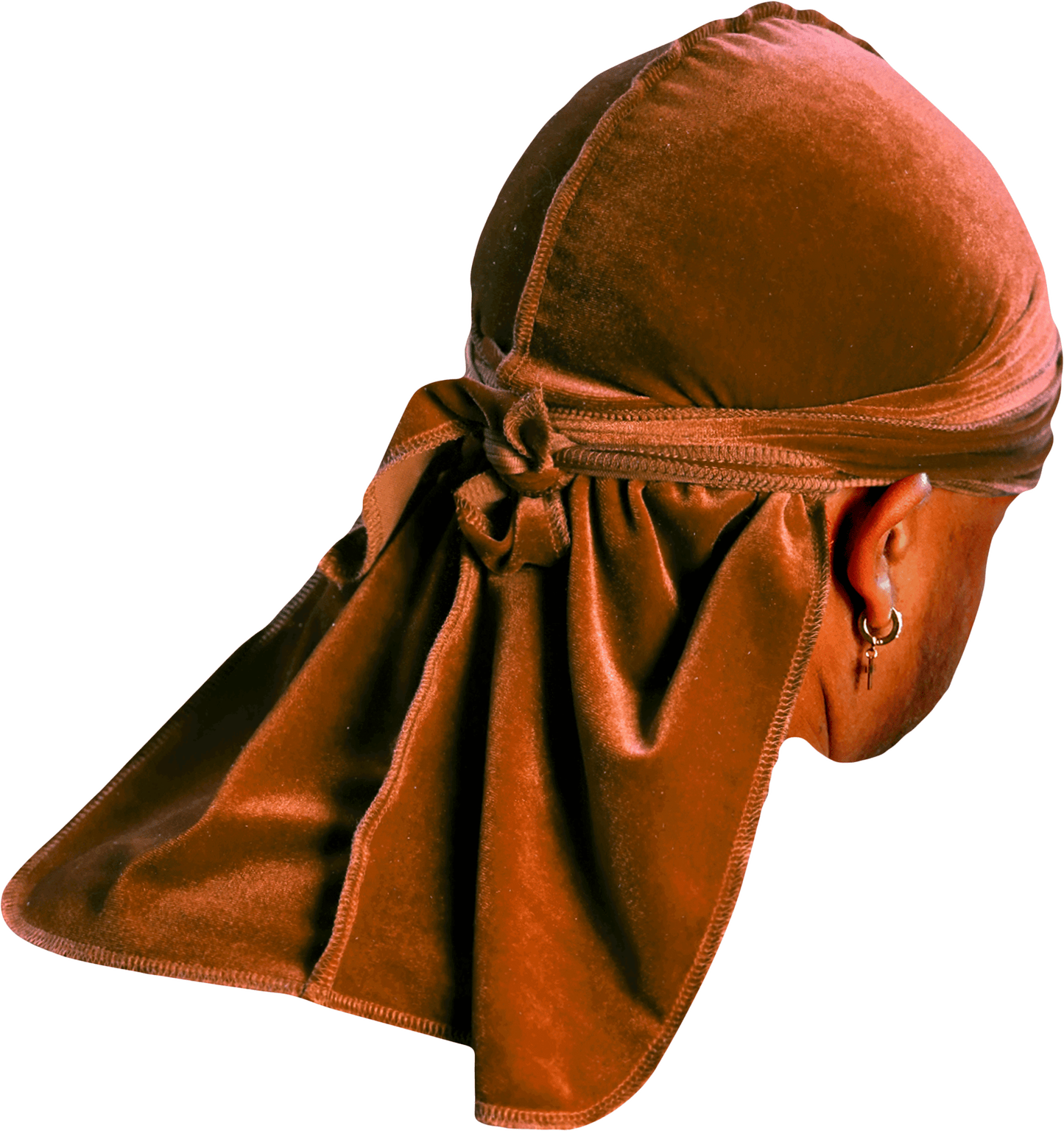 Premium Brown Coffee Velvet Durag