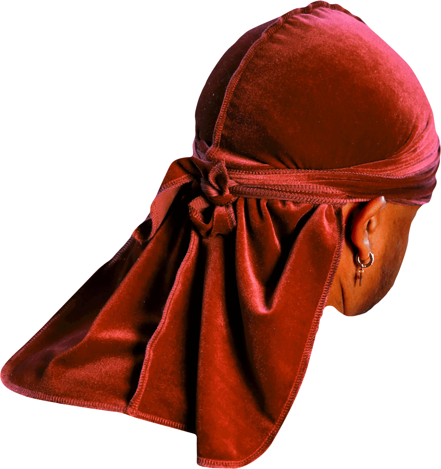 Premium Brown Cinnamon Velvet Durag