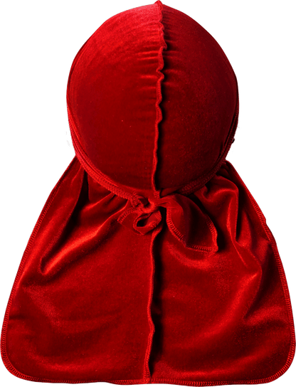 Premium Red Velvet Durag