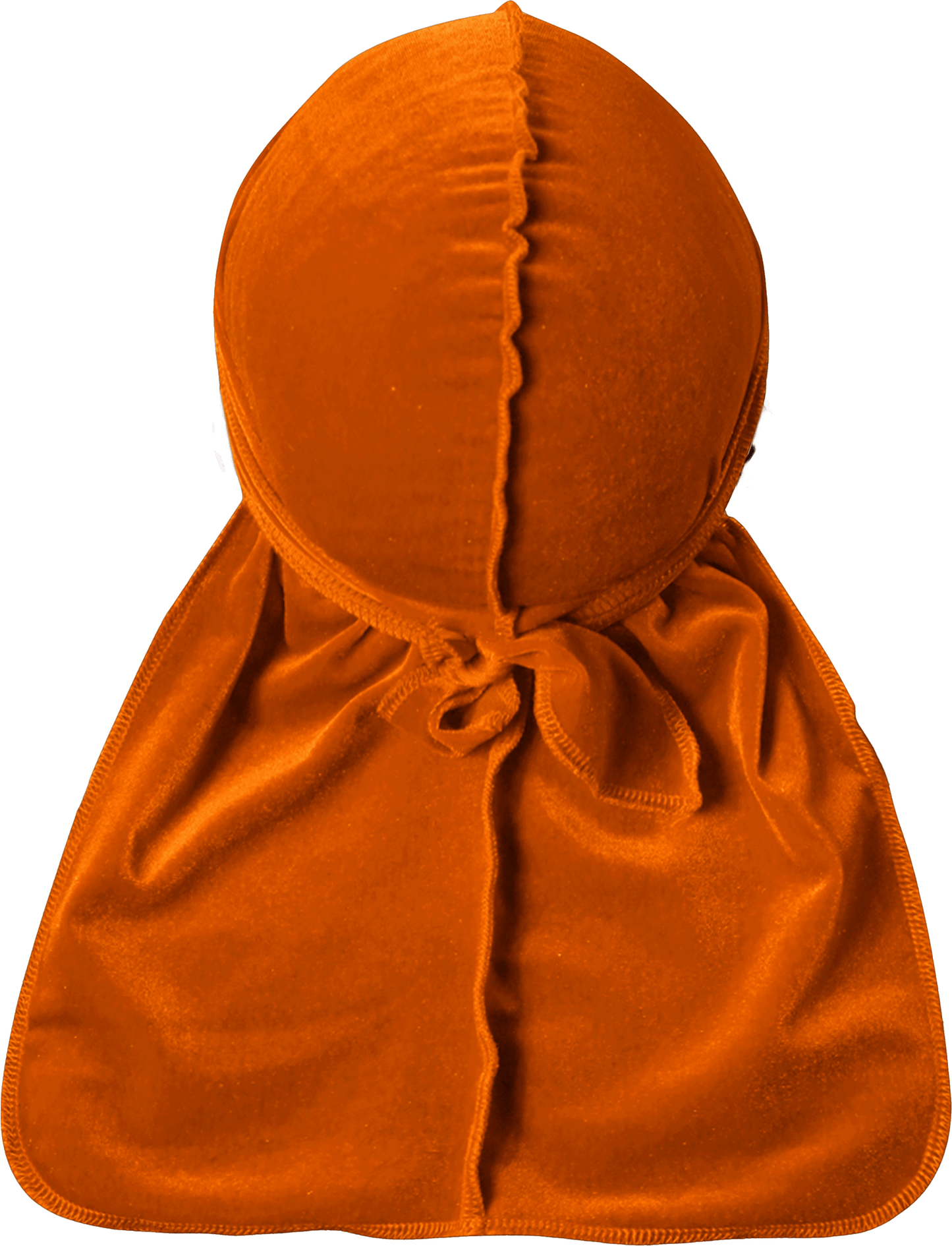 Premium Orange Velvet Durag