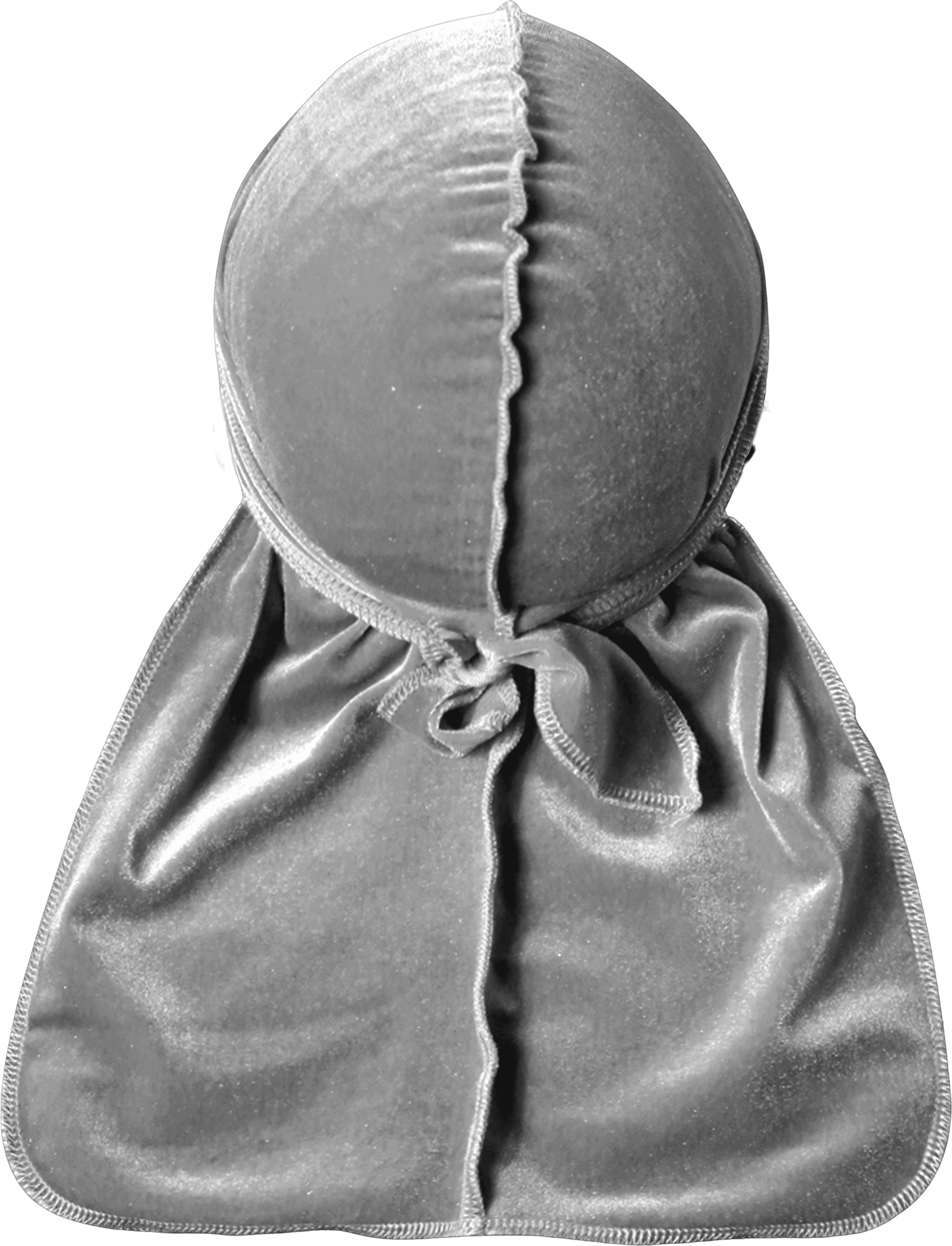 Premium Grey Velvet Durag