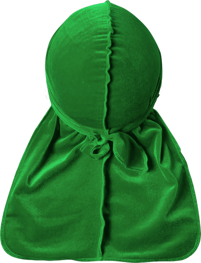 Premium Green Velvet Durag