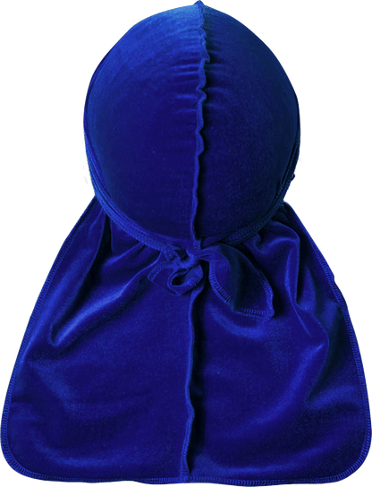 Premium Blue Velvet Durag