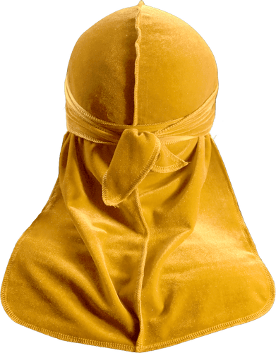 JagRags Premium Yellow and Velvet Durag