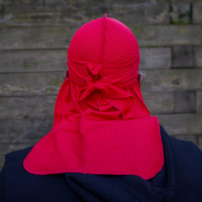 Athletic Mesh Red Durag