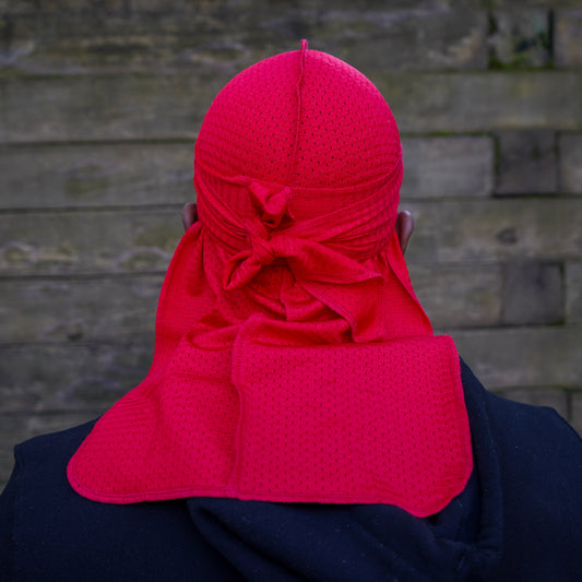 Athletic Mesh Red Durag