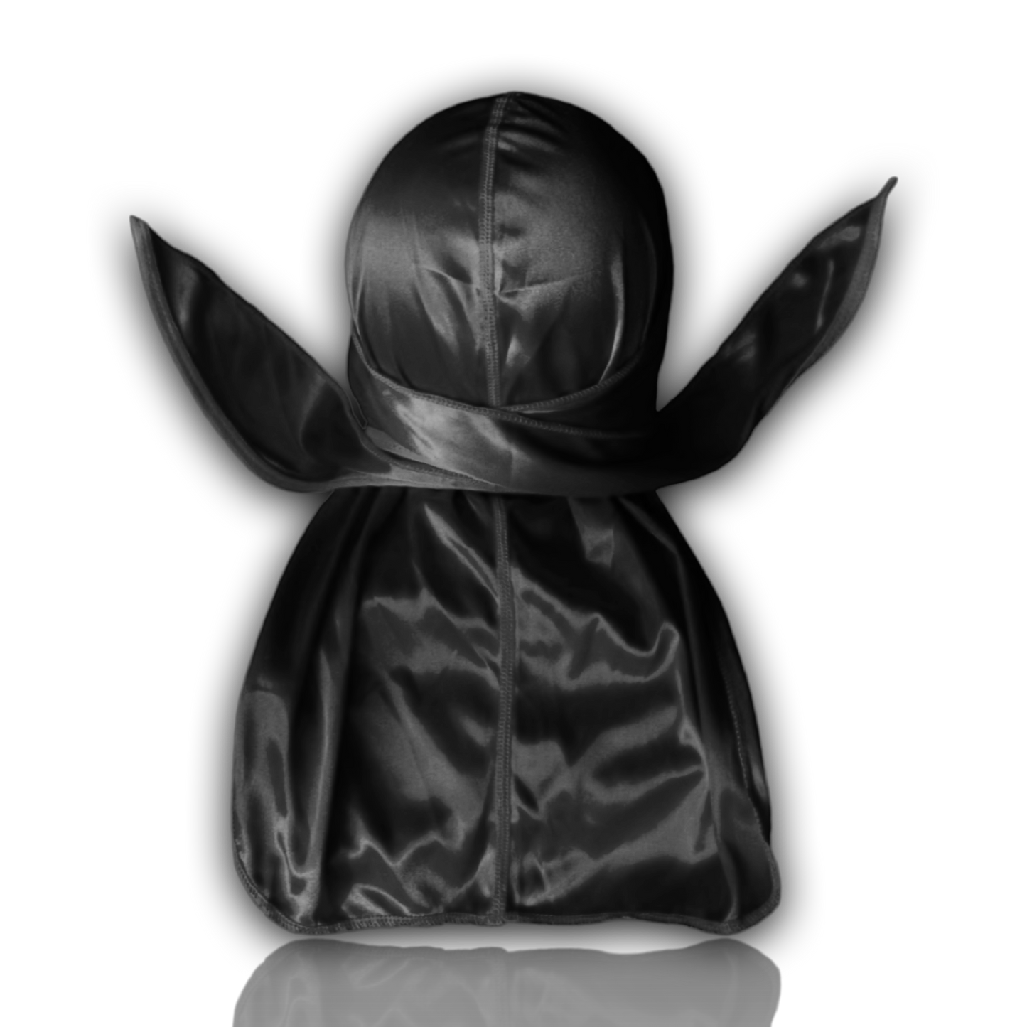 Athletic Black Silky Durag