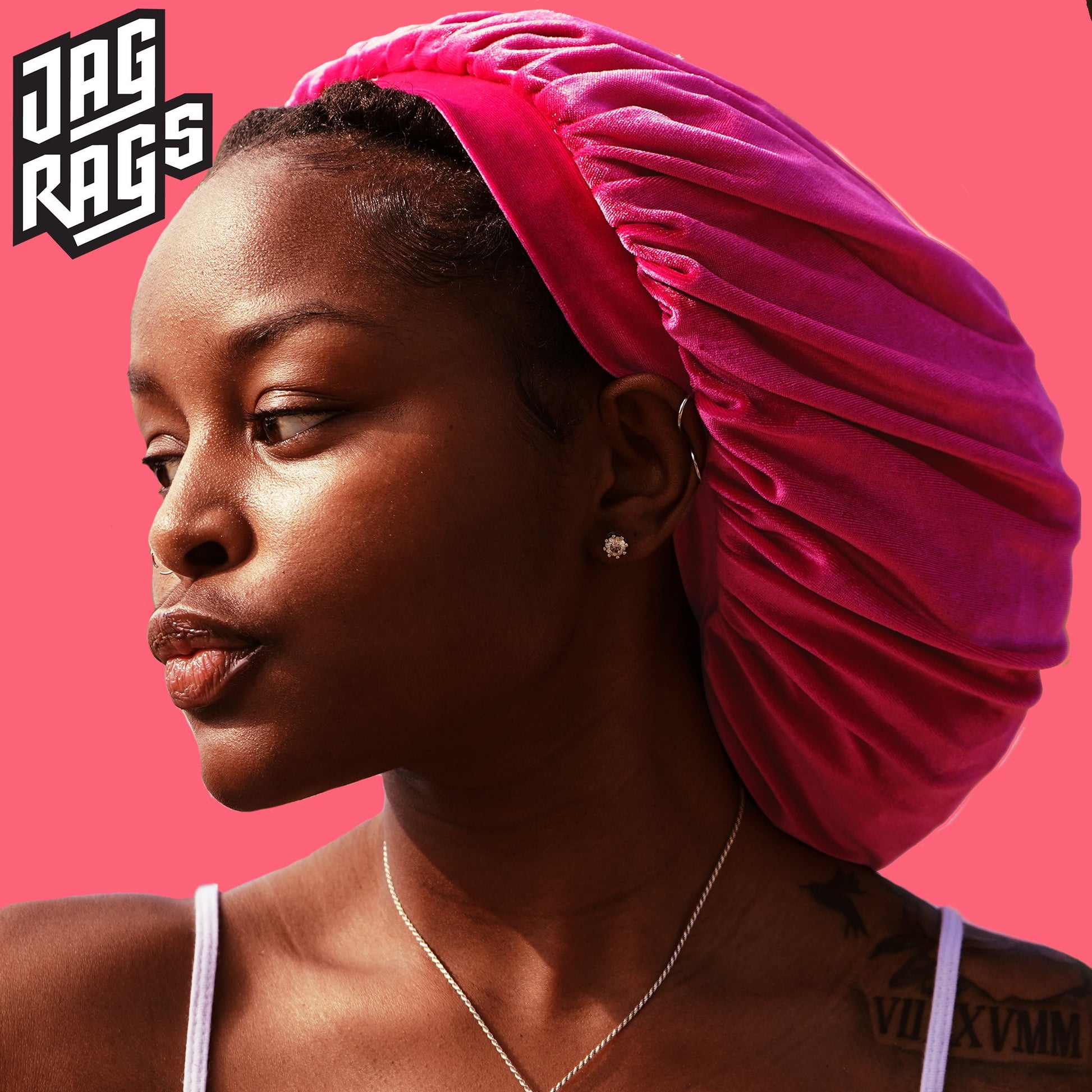 Velvet "Pink" Bonnet - shopjagrags