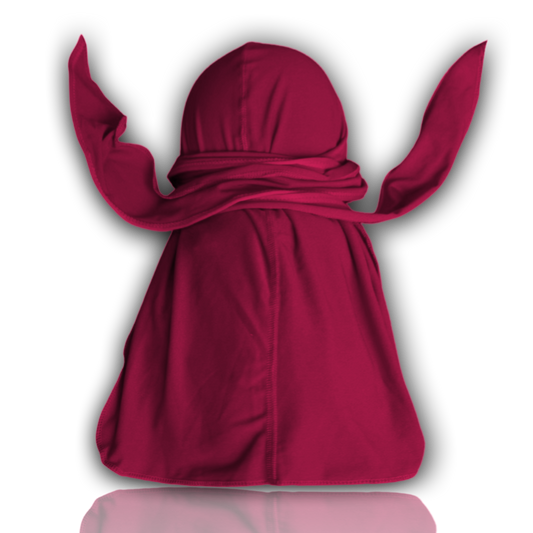 “Burgundy” Athletic Spandex Durag
