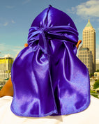 JagRags Stretchy Persian Blue and Silk Durag for Men