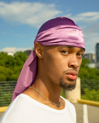 Premium Silk Durag Passion Purple