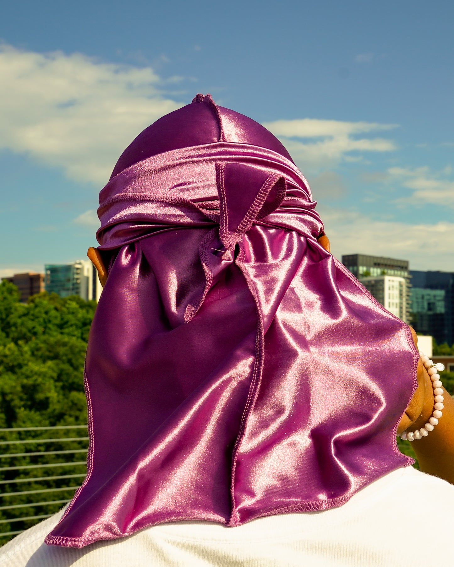 Premium Silk Durag Passion Purple