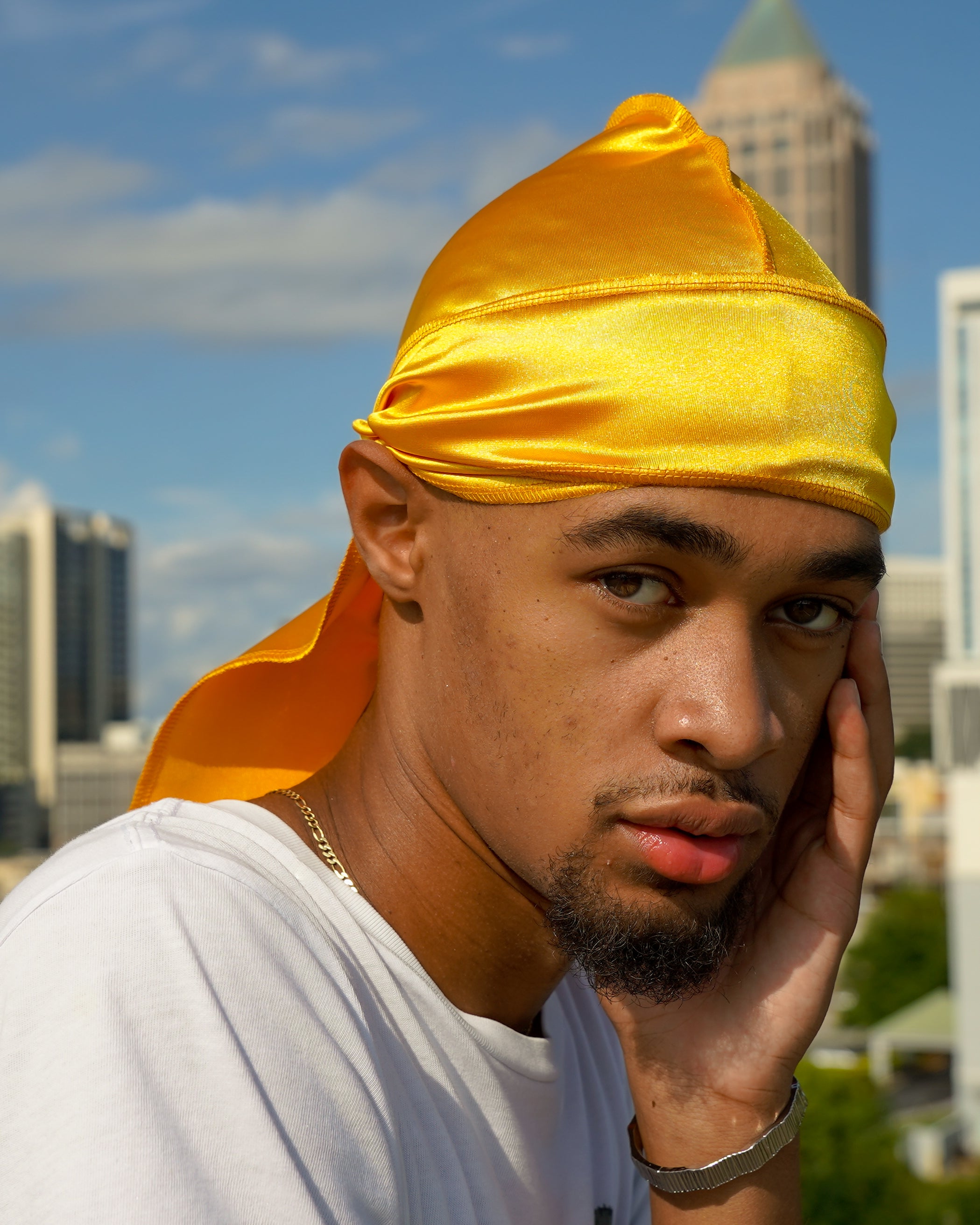 JagRags Stretchy Butterscotch and Silky Durag for Men