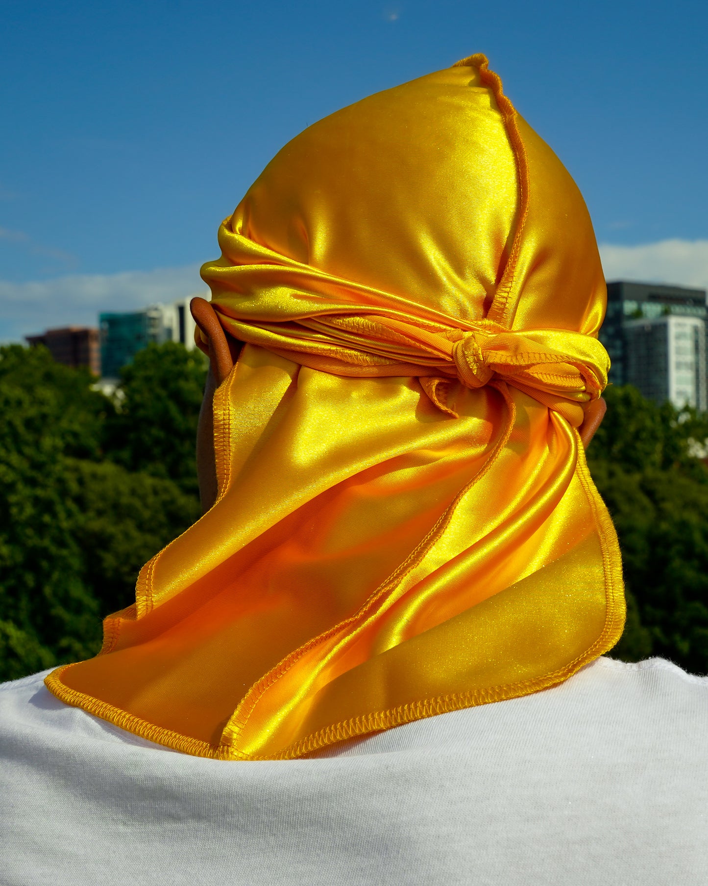 Premium Silk Durag Butterscotch Yellow