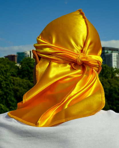 Premium Silk Durag Butterscotch Yellow