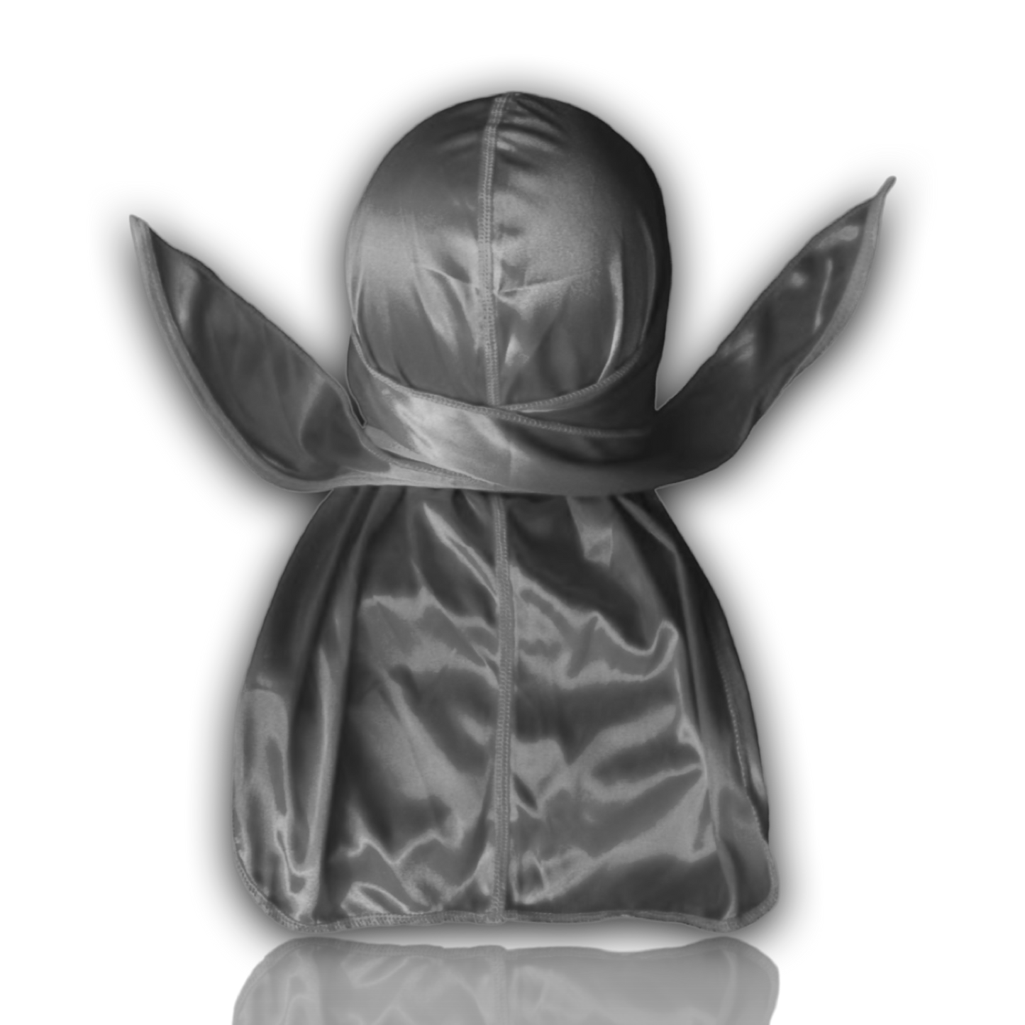 Athletic Silver Grey Silky Durag