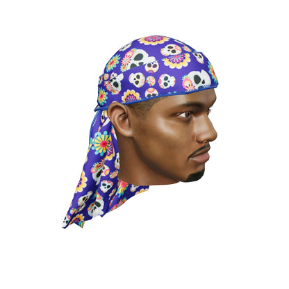 “Cinco De Mayo Purple” Satin Silky Durag