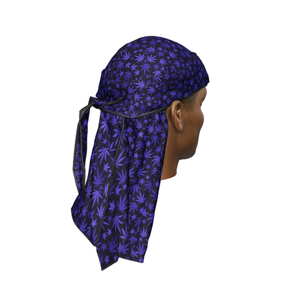 “Cannabis Purple” Satin Silky Durag