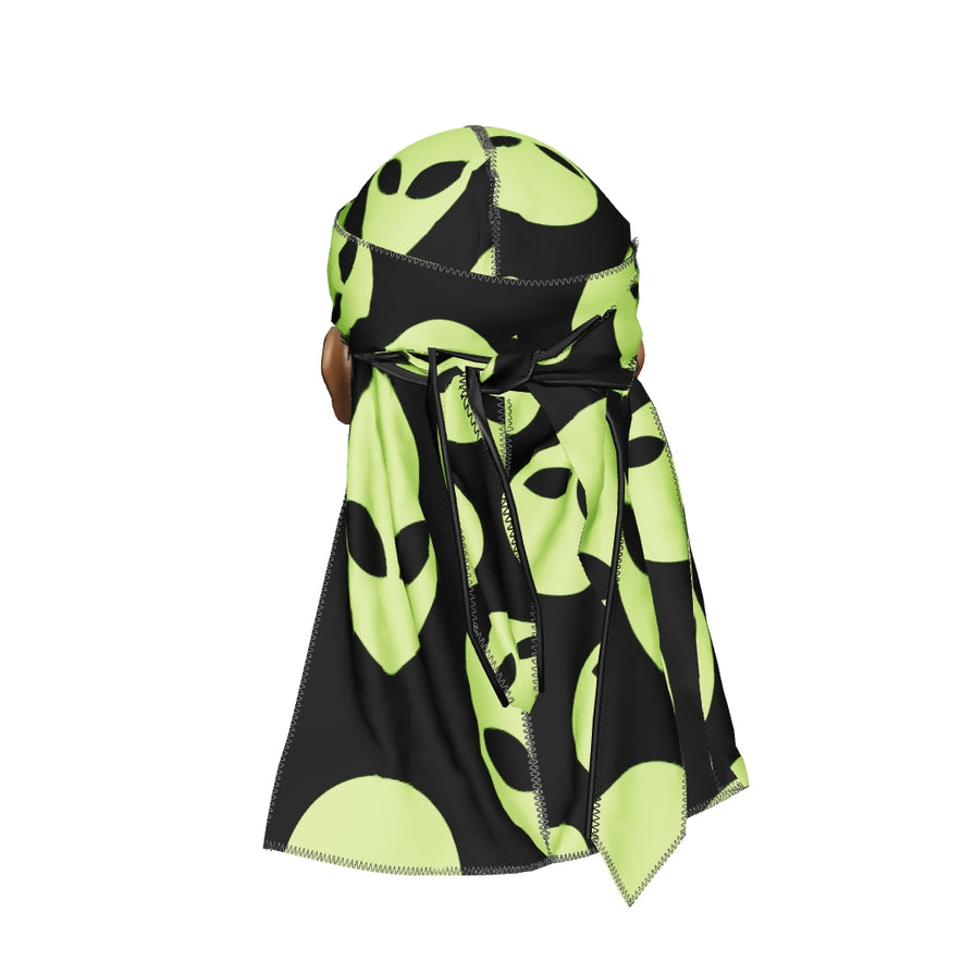 “Alien Black” Ultra Wave Super Satin Silky Durag
