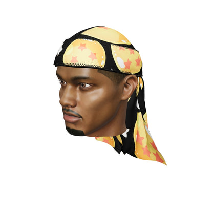 “DBZ Black” Satin Silky Durag