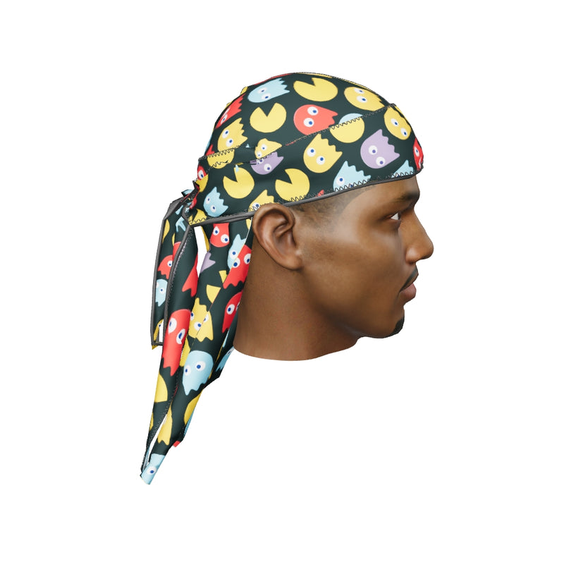 “Pac-Man” Ultra Wave Super Satin Silky Durag