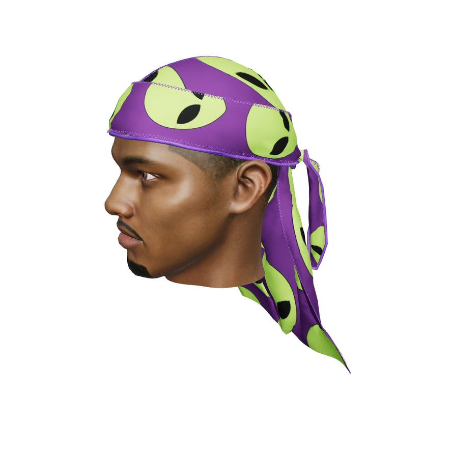 “Alien Purple” Ultra Wave Super Satin Silky Durag