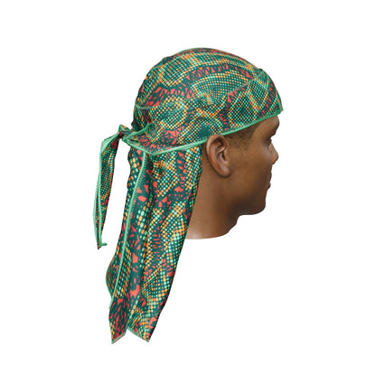 “Digital Chameleon Prey” Satin Silky Durag