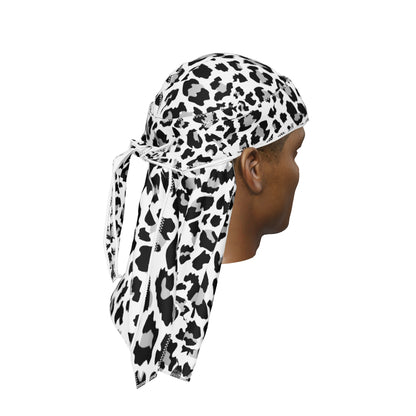 “Snow Leopard”  Satin Silky Durag