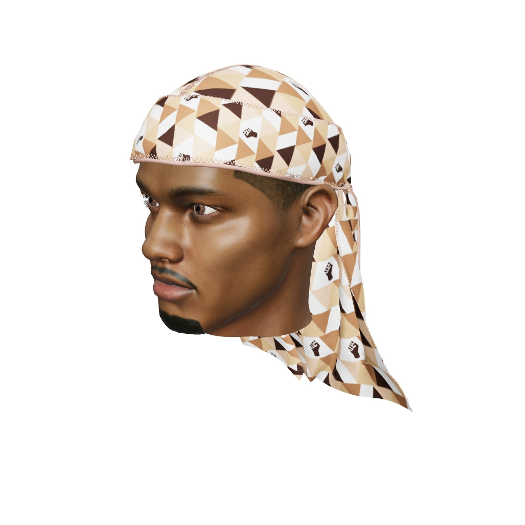 “Black Power” Ultra Wave Super Satin Silky Durag