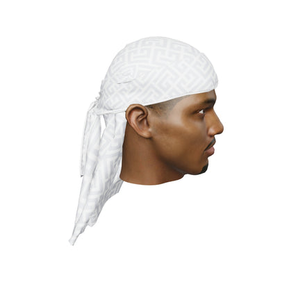 “Maze Ash Grey” Satin Silky Durag