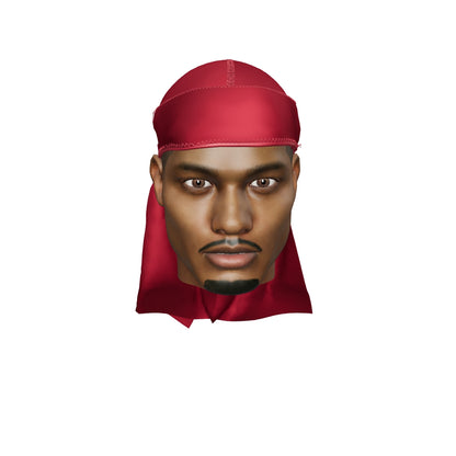 “Burgundy” Athletic Spandex Durag