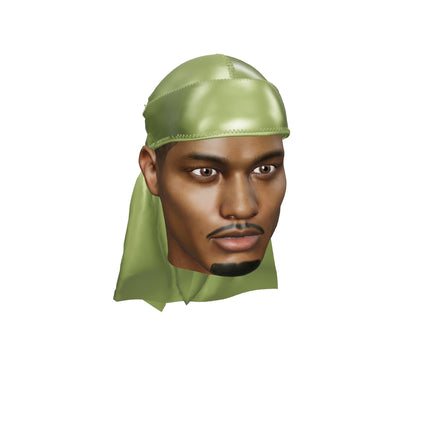 JagRags Ultra Wave Olive and Super Satin Silky Durag for Men