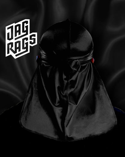 "Black" Stretchy Silky JagRag - shopjagrags