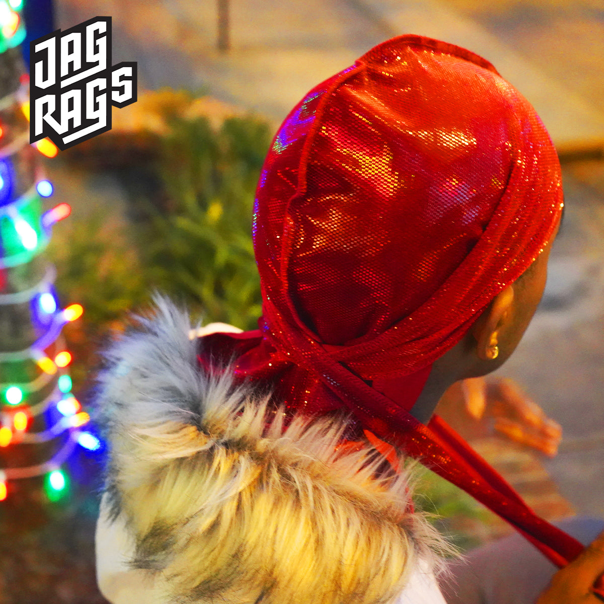 Red "Hologram" Santa JagRag - shopjagrags