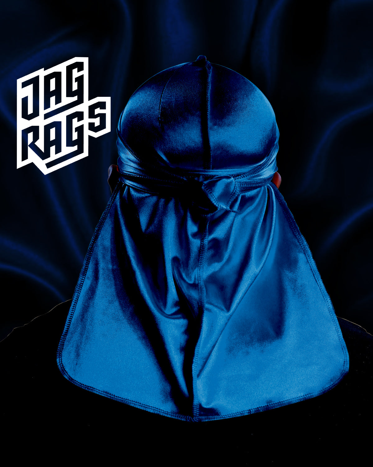 "True Blue" Stretchy Silky JagRag - shopjagrags