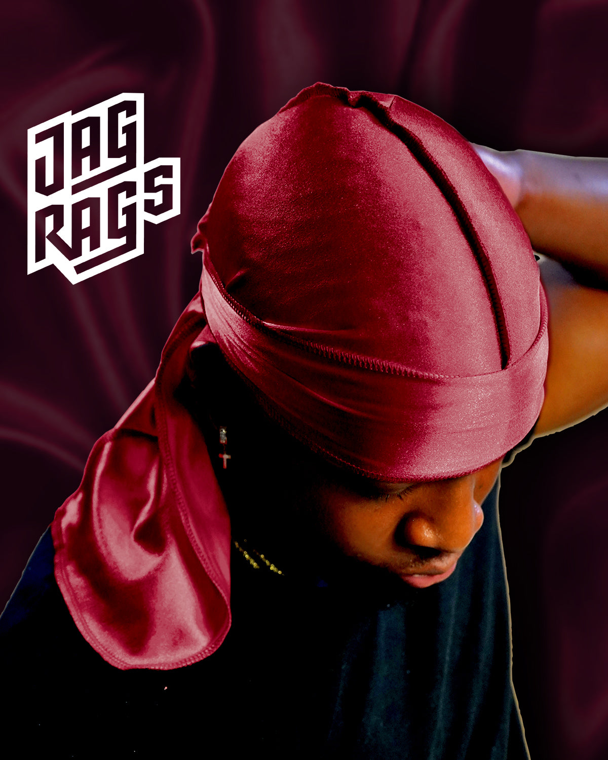 "Coral" Stretchy Silky JagRag - shopjagrags